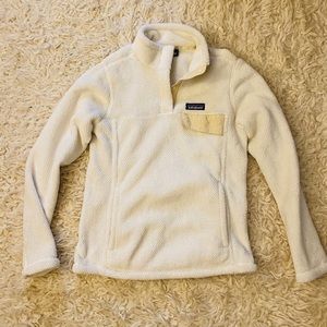 Patagonia Fleece Jacket, Women’s S, White